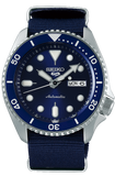  Shop Authentic Seiko 5 Sports Automatic SKX Blue Dial Blue NATO Strap Watch For Men - SRPD51K2 - Luxxuri