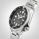  Shop Authentic Seiko 5 Sports Automatic Day Date Black Dial Silver Steel Strap Watch for Men - SRPD55K1 - Luxxuri