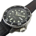  Shop Authentic Seiko 5 Sports SKX Automatic Black Dial Black Leather Strap Watch for Men - SRPD55K2 - Luxxuri