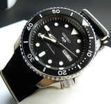  Shop Authentic Seiko 5 Sports SKX Automatic Black Dial Black NATO Strap Watch For Men - SRPD55K3 - Luxxuri