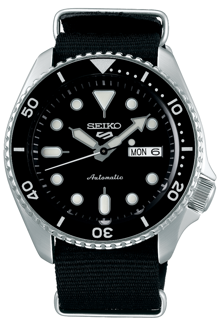 Shop Authentic Seiko 5 Sports SKX Automatic Black Dial Black NATO Strap Watch For Men - SRPD55K3 - Luxxuri