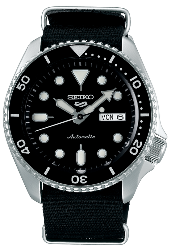  Shop Authentic Seiko 5 Sports SKX Automatic Black Dial Black NATO Strap Watch For Men - SRPD55K3 - Luxxuri