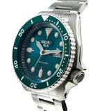  Shop Authentic Seiko 5 Sports Automatic Green Dial Silver Steel Strap Watch For Men - SRPD61K1 - Luxxuri
