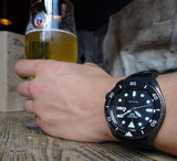  Shop Authentic Seiko 5 Sport Automatic Black Dial Black Silicone Strap Watch For Men - SRPD65K3 - Luxxuri