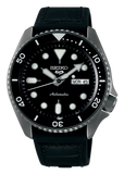  Shop Authentic Seiko 5 Sport Automatic Black Dial Black Silicone Strap Watch For Men - SRPD65K3 - Luxxuri