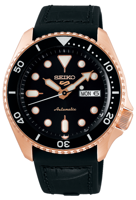 Shop Authentic Seiko 5 Sport SKX Automatic Black Dial Black Silicone Strap Watch For Men - SRPD76K1 - Luxxuri