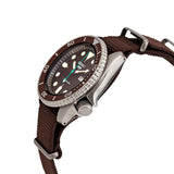 Shop Authentic Seiko 5 Sport Automatic Brown Dial Brown Nylon Strap Watch For Men - SRPD85K1 - Luxxuri