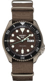  Shop Authentic Seiko 5 Sport Automatic Brown Dial Brown Nylon Strap Watch For Men - SRPD85K1 - Luxxuri