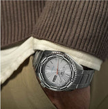 Shop Authentic Seiko 5 Sports Special Edition Silver Dial Silver Steel Strap Watch For Men - SRPK09K1 - Luxxuri