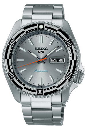  Shop Authentic Seiko 5 Sports Special Edition Silver Dial Silver Steel Strap Watch For Men - SRPK09K1 - Luxxuri