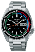 Seiko 5 Sports SKX Series Regatta Timer Retro Blue Dial Silver Steel Strap Watch For Men - SRPK13K1