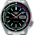 Seiko 5 Sports SKX Series Regatta Timer Retro Blue Dial Silver Steel Strap Watch For Men - SRPK13K1