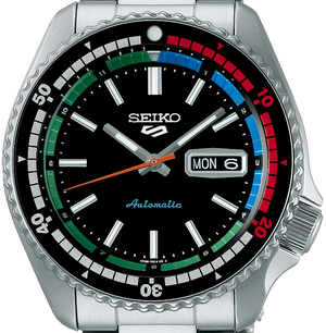  Shop Authentic Seiko 5 Sports SKX Series Regatta Timer Retro Blue Dial Silver Steel Strap Watch For Men - SRPK13K1 - Luxxuri