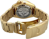  Shop Authentic Seiko 5 Sports Automatic Black Dial Gold Steel Strap Watch For Men - SRPK18 - Luxxuri