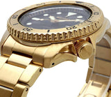  Shop Authentic Seiko 5 Sports Automatic Black Dial Gold Steel Strap Watch For Men - SRPK18 - Luxxuri