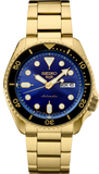  Shop Authentic Seiko 5 Sports US Special Edition Automatic Blue Dial Gold Steel Strap Watch For Men - SRPK20 - Luxxuri