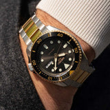  Shop Authentic Seiko 5 Sports Automatic Special Creation Black Dial Two Tone Steel Strap Watch For Men - SRPK22 - Luxxuri