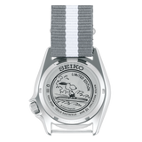  Shop Authentic Seiko 5 Sports x Peanuts Surfboard Snoopy Limited Edition White Dial Two Tone NATO Strap Watch For Men - SRPK25K1 - Luxxuri