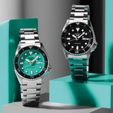  Shop Authentic Seiko 5 Sports SKX Automatic Black Dial Silver Steel Strap Watch For Men - SRPK29K1 - Luxxuri