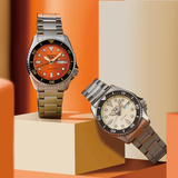  Shop Authentic Seiko 5 Sports SKX Automatic Cream Dial Silver Steel Strap Watch For Men - SRPK31K1 - Luxxuri