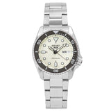  Shop Authentic Seiko 5 Sports SKX Automatic Cream Dial Silver Steel Strap Watch For Men - SRPK31K1 - Luxxuri