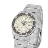  Shop Authentic Seiko 5 Sports SKX Automatic Cream Dial Silver Steel Strap Watch For Men - SRPK31K1 - Luxxuri