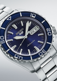  Shop Authentic Seiko 5 Sports Automatic Blue Dial Silver Steel Strap Watch for Men - SRPK97K1 - Luxxuri