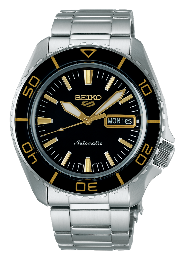  Shop Authentic Seiko 5 Sport Automatic SKX Series Black Dial Silver Steel Strap Watch for Men - SRPK99K1 - Luxxuri
