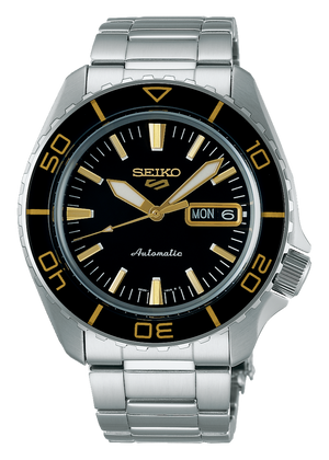  Shop Authentic Seiko 5 Sport Automatic SKX Series Black Dial Silver Steel Strap Watch for Men - SRPK99K1 - Luxxuri