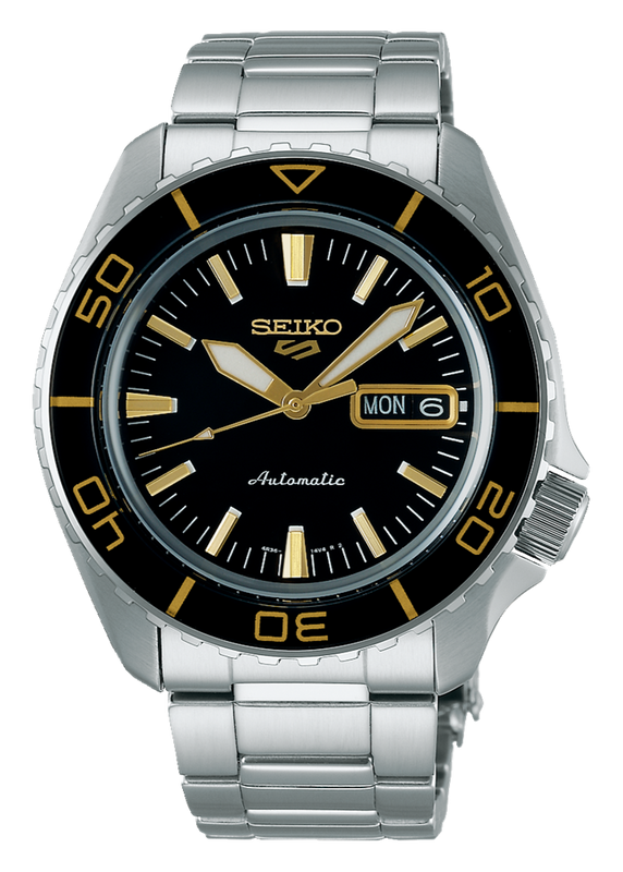  Shop Authentic Seiko 5 Sport Automatic SKX Series Black Dial Silver Steel Strap Watch for Men - SRPK99K1 - Luxxuri