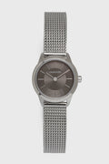  Shop Authentic Calvin Klein Minimal Grey Dial Silver Mesh Bracelet Watch for Women - K3M23124 - Luxxuri