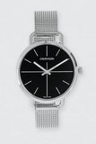  Shop Authentic Calvin Klein Even Black Dial Silver Mesh Bracelet Watch for Women - K7B23121 - Luxxuri