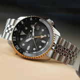  Shop Authentic Seiko 5 Sports GMT US Special Edition Automatic Grey Dial Silver Steel Strap Watch For Men - SSK021K1 - Luxxuri