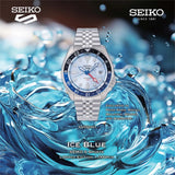  Shop Authentic Seiko 5 Sports Automatic GMT SKX Sports Style Asia Exclusive Limited Edition Ice Blue Dial Silver Steel Strap Watch For Men - SSK029K1 - Luxxuri