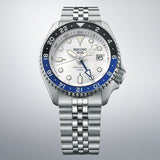  Shop Authentic Seiko 5 Sports SKX GMT Automatic Sky Blue Dial Silver Steel Strap Watch For Men - SSK033K1 - Luxxuri