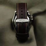  Shop Authentic Seiko 5 Sports SKX GMT Automatic Mocha Black Dial Brown Leather Strap Watch For Men - SSK036K1 - Luxxuri