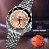  Shop Authentic Seiko 5 Sports GMT Thong Sia Limited Edition Brown Dial Silver Steel Strap Watch for Men - SSK043K1 - Luxxuri