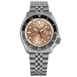  Shop Authentic Seiko 5 Sports GMT Thong Sia Limited Edition Brown Dial Silver Steel Strap Watch for Men - SSK043K1 - Luxxuri