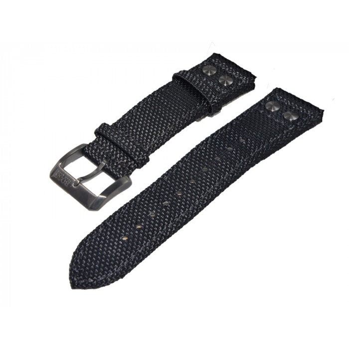  Shop Authentic Hugo Boss Aeroliner Chronograph Black Dial Black Leather Strap Watch For Men - 1513086 - Luxxuri