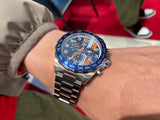  Shop Authentic Tag Heuer Formula 1 Gulf Edition Chronograph Blue Dial Silver Steel Strap Watch for Men - CAZ101AT.BA0842 - Luxxuri