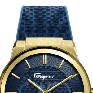  Shop Authentic Salvatore Ferragamo Sapphire Blue Dial Blue Rubber Strap Watch for Men - SFHP00220 - Luxxuri