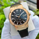  Shop Authentic Salvatore Ferragamo F-80 Classic Black Dial Black Rubber Strap Watch for Men - SFHY02522 - Luxxuri