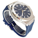  Shop Authentic Salvatore Ferragamo F-80 Blue Dial Blue Rubber Strap Watch For Men - SFHY01022 - Luxxuri