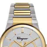  Shop Authentic Salvatore Ferragamo Sapphire Silver Dial Two Tone Steel Strap Watch for Men - SFHP00520 - Luxxuri