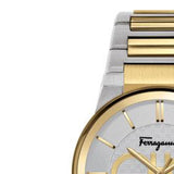  Shop Authentic Salvatore Ferragamo Sapphire Silver Dial Two Tone Steel Strap Watch for Men - SFHP00520 - Luxxuri