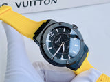  Shop Authentic Salvatore Ferragamo F-80 Classic Black Dial Yellow Rubber Strap Watch for Men - SFHY01522 - Luxxuri