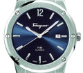  Shop Authentic Salvatore Ferragamo F-80 Classic Blue Dial Silver Steel Strap Watch for Men - SFDT01320 - Luxxuri