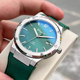  Shop Authentic Salvatore Ferragamo F-80 Classic Green Dial Green Leather Strap Watch for Men - SFDT00119 - Luxxuri