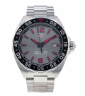  Shop Authentic Tag Heuer Formula 1 Quartz Anthracite Dial Silver Steel Strap Watch for Men - WAZ1018.BA0842 - Luxxuri