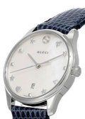  Shop Authentic Gucci G-Timeless Signature Mother of Pearl Star Dial Blue Watch For Women - YA126588 - Luxxuri